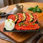 Салата Бурата с маринован патладжан 350гр.