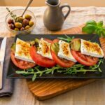 Салата с печено козе сирене 300гр.