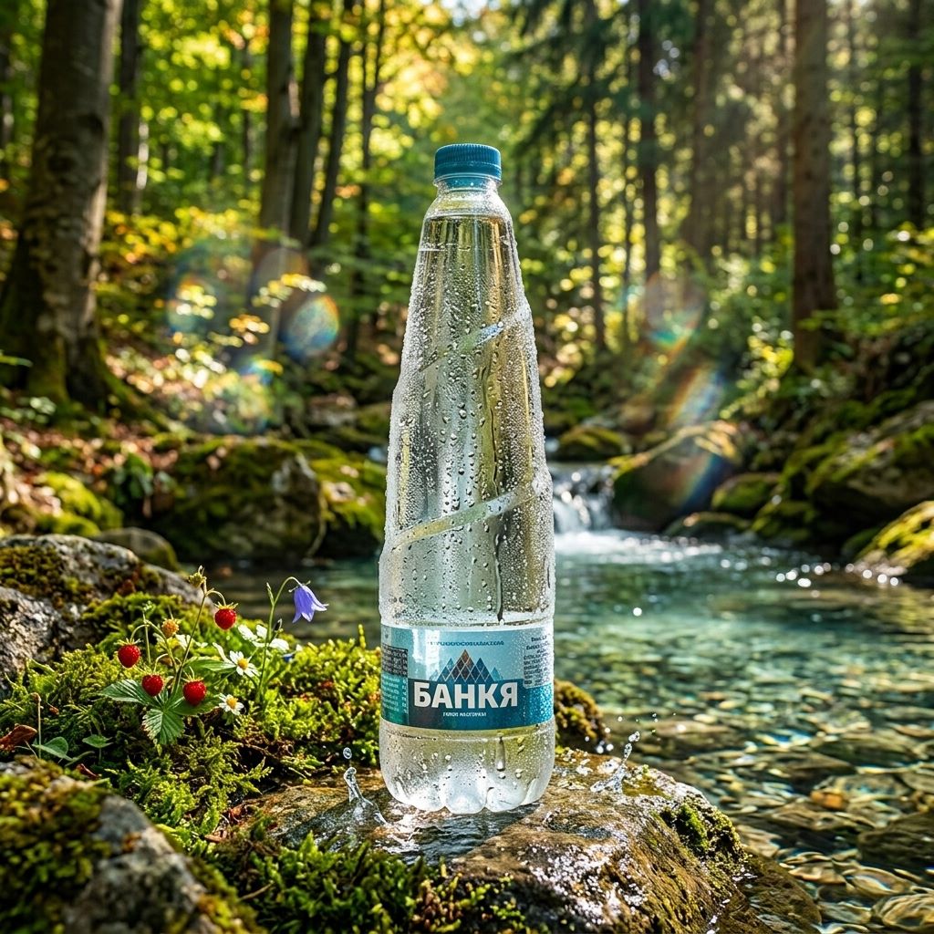 bania litar Вода Банкя 1л. - Image 1